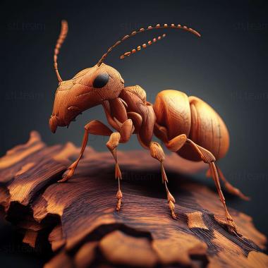 3D model Rhoptromyrmex schmitzi (STL)